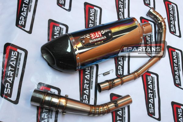 Jual Knalpot New Sonic 150 Yoshimura R77 Blue Carbon Tip Shopee Indonesia 8711