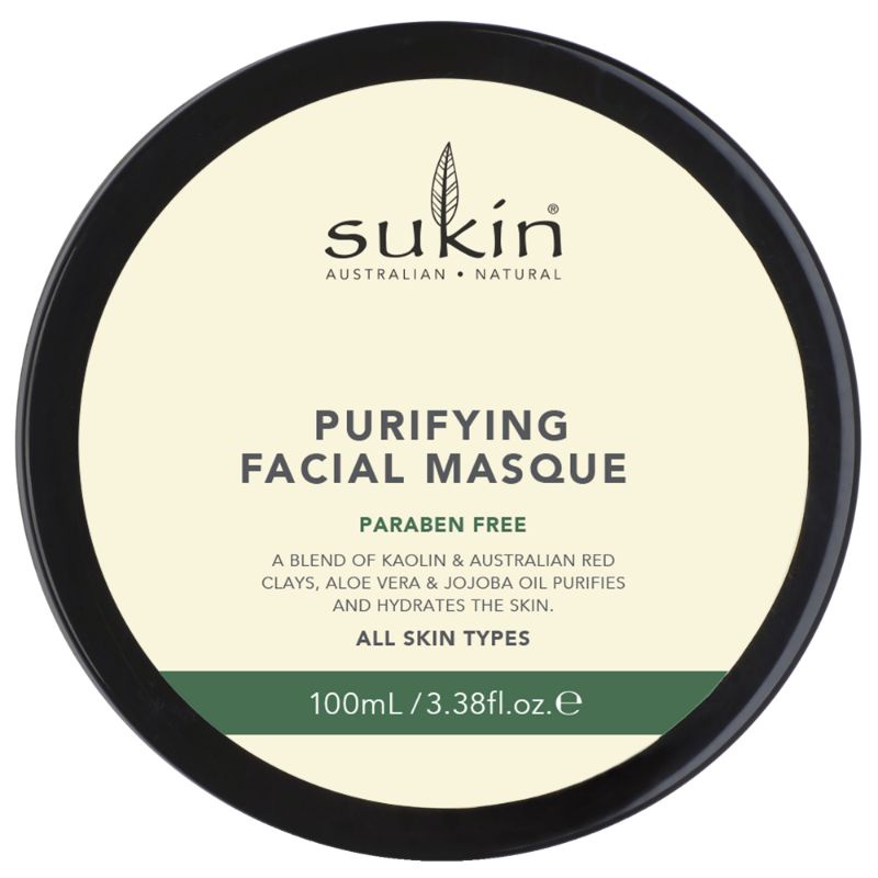 SUKIN Purifying Facial Masque - Clay Mask Sukin , Facial Mask Sukin , Face Mask Sukin , Organic