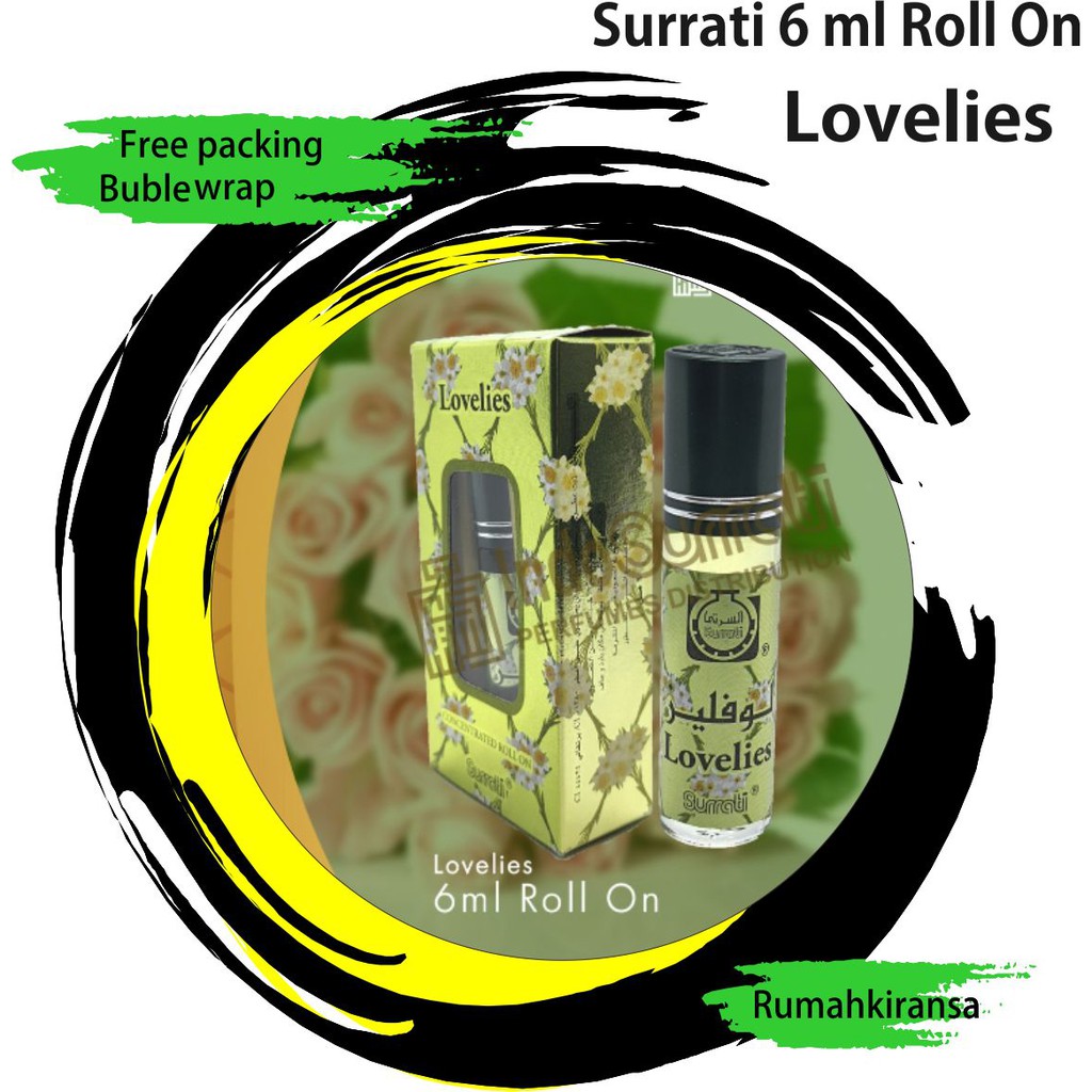 Parfum LOVELIES 6ml Roll On | Parfum Surrati | Surrati Perfumes | Bibit Minyak Wangi