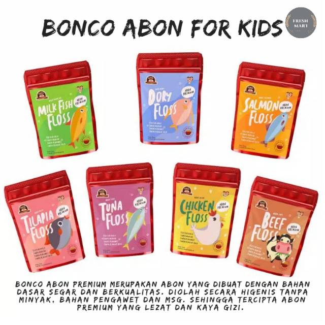 

BONCO ABON PREMIUM 50gr untuk bayi & anak