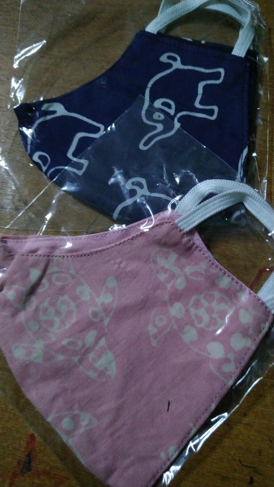 Masker Duck Batik Anak 2 Lapis