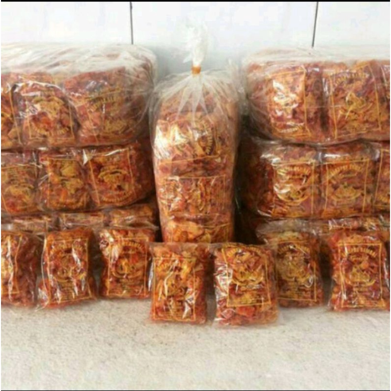 

keripik sambal khas sibolga ukuran kecil, 250gram, 500gram