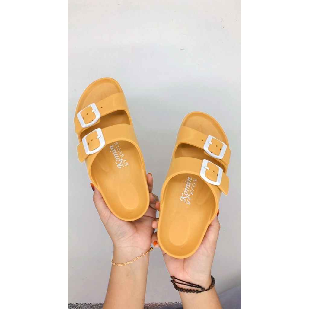 Sandal Wanita Slop Sendal Polos Sendal Cewek Korean Sandal Wanita Slipon Sandal Murah