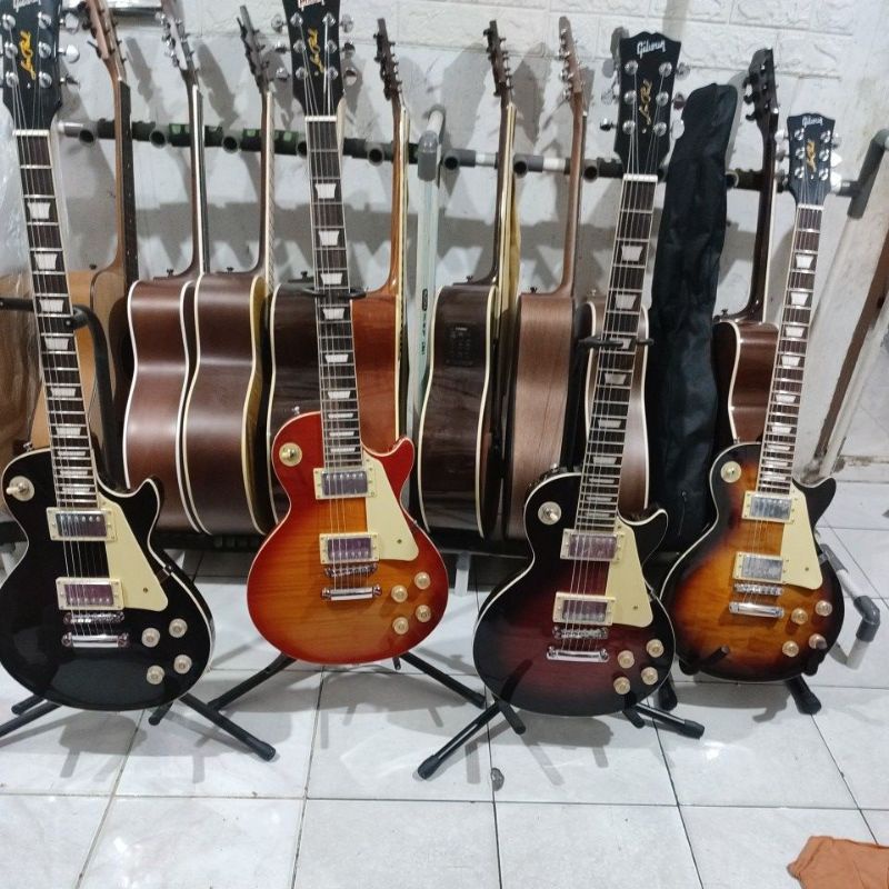 GITAR LISTRIK GIBSON CUSTOM LES PAUL LOKAL MURAH