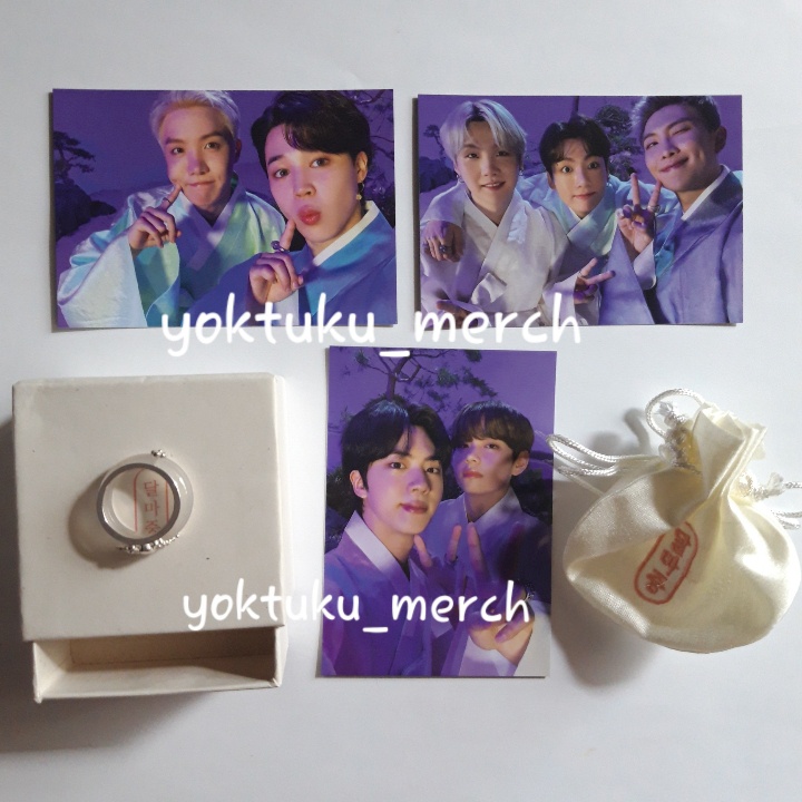 Ready Stock Twin Rings Dalmajung BTS ( Namgikook Taegi Jihope Hopemin)