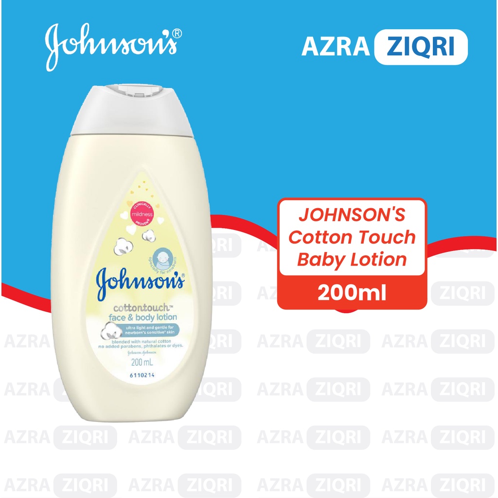 Johnson's cotton touch Milk Rice face &amp; body baby lotion