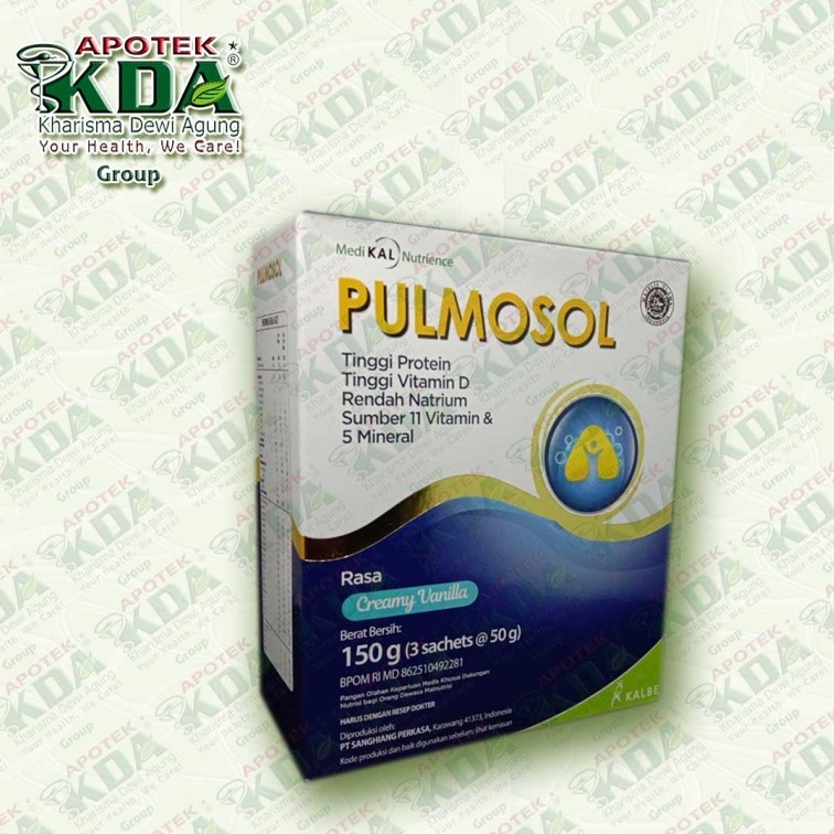 

PULMOSOL RASA CREAMY VANILA | SUSU NUTRISI KESEHATAN PERNAFASAN