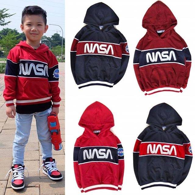 Jaket Nasa hoodie anak premium