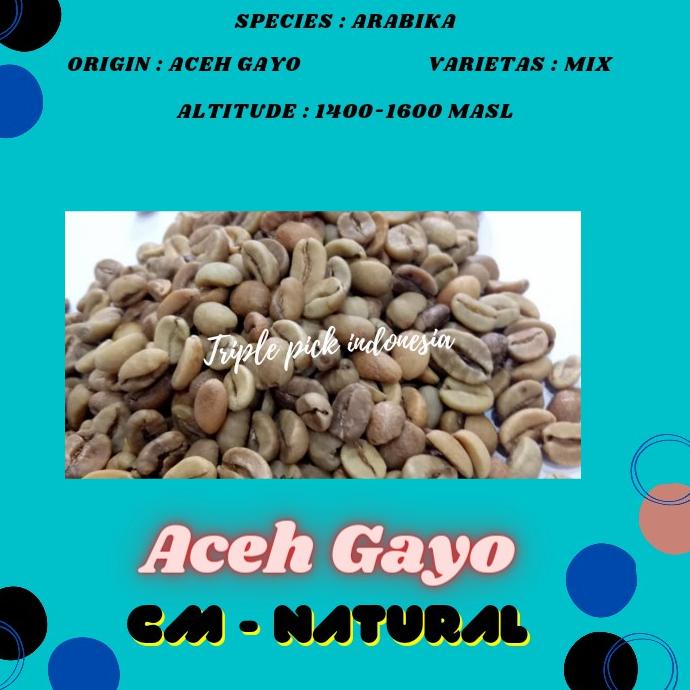 

green bean / Biji kopi arabika gayo CM Natural