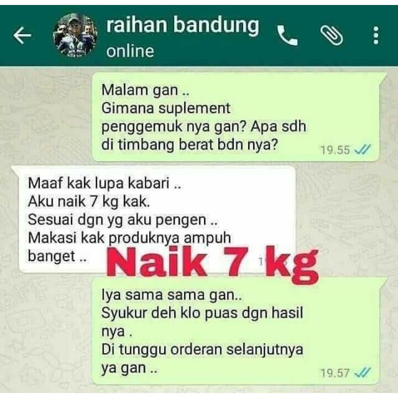 PENGGEMUK BADAN AMPUH