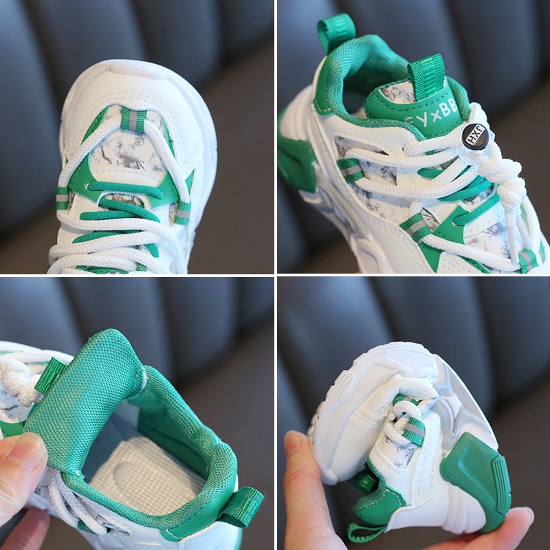 Sepatu Anak import model FYXBBA absrak  FASHION terbaru 100% import