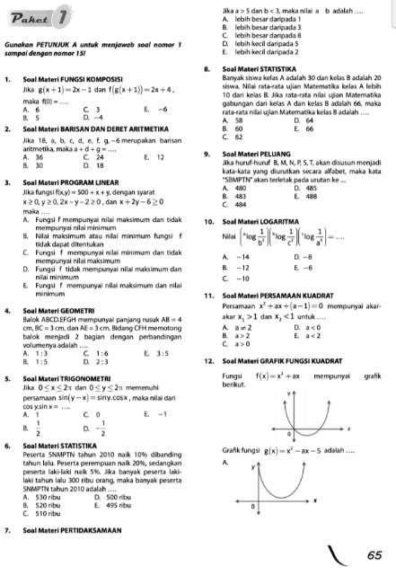 Soal Logaritma Sbmptn Ilmusosial Id