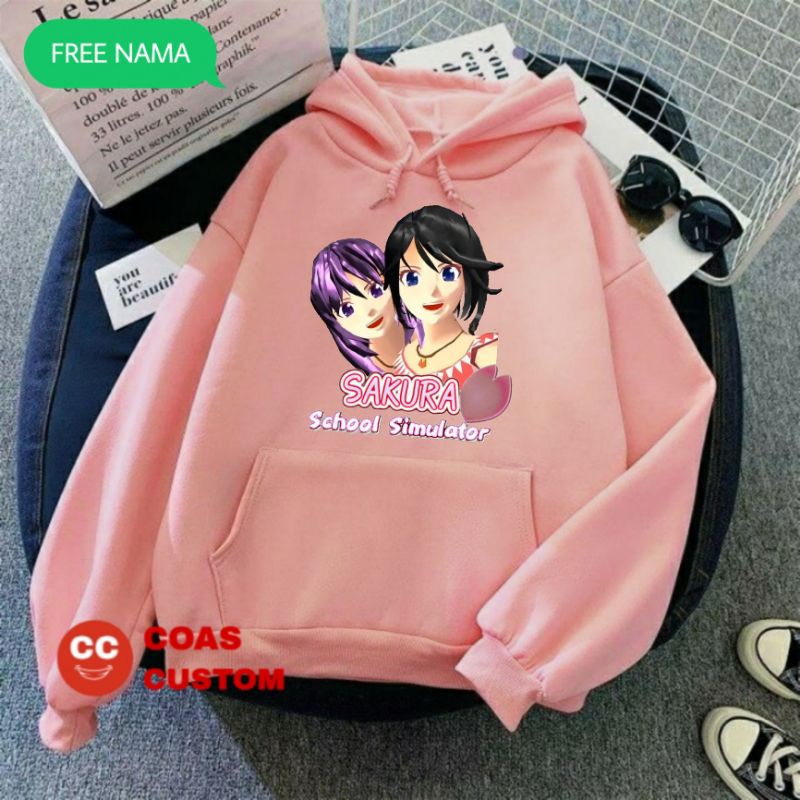 SWEATER SAKURA SCHOOL SIMULATOR ANAK FREE SABLON NAMA