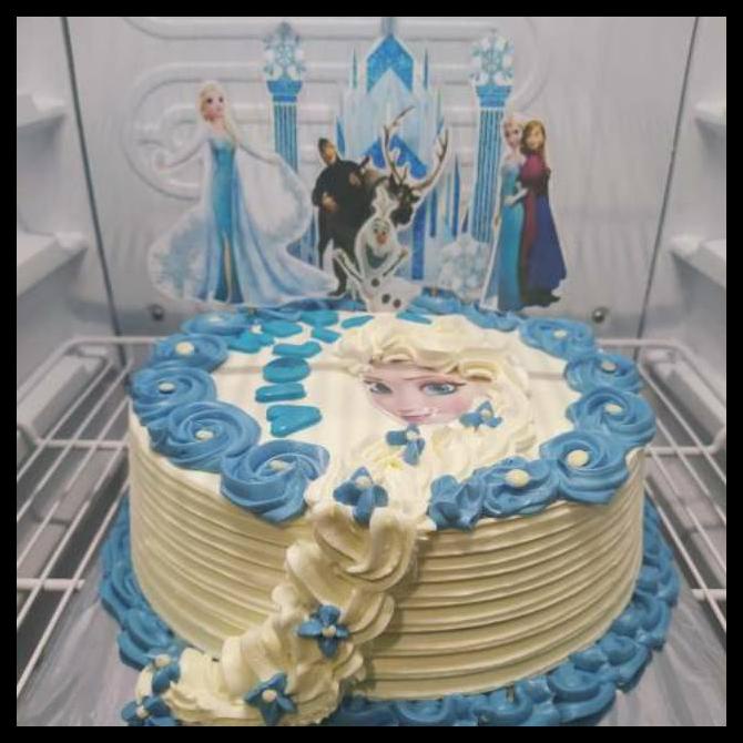 Jual KUE ULTAH FROZEN / KUE ULANG TAHUN FROZEN / KUE TAR / BIRTHDAY