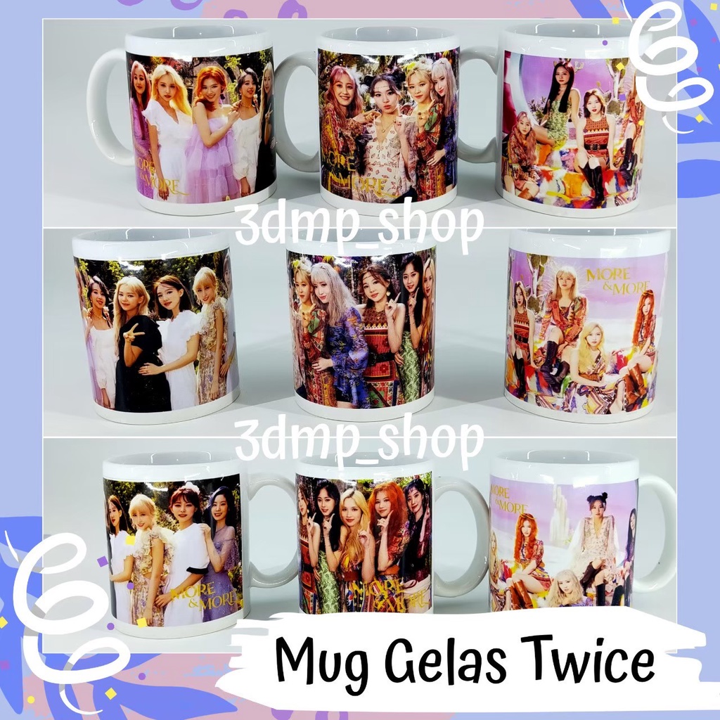 [TAMBAHKAN BUBLE WRAP] MUG GELAS CANGKIR TWICE