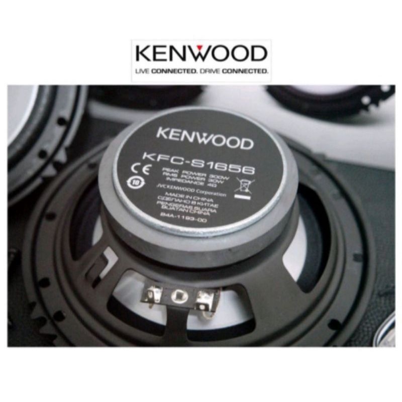 Speker Pintu Mobil RAIZE Speaker KENWOOD KFC-1656  Original Full Bass