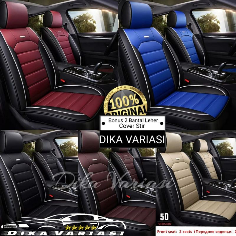 Terlaris Sarung Jok Mobil kulit Mbtech All New Rush Terios Ertiga Sport Honda Freed Mobilio Br-v Dll