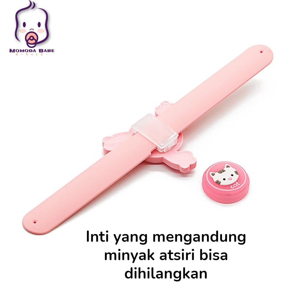Momo Spinner Jam Tangan Anti Nyamuk Led Gelang Anti Nyamuk Untuk Anak Anti Air Mainan Anak