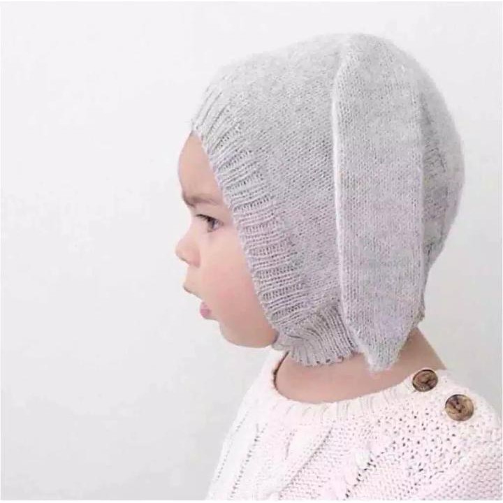 Topi Kupluk Rajut Anak Bayi Rajut Bunny