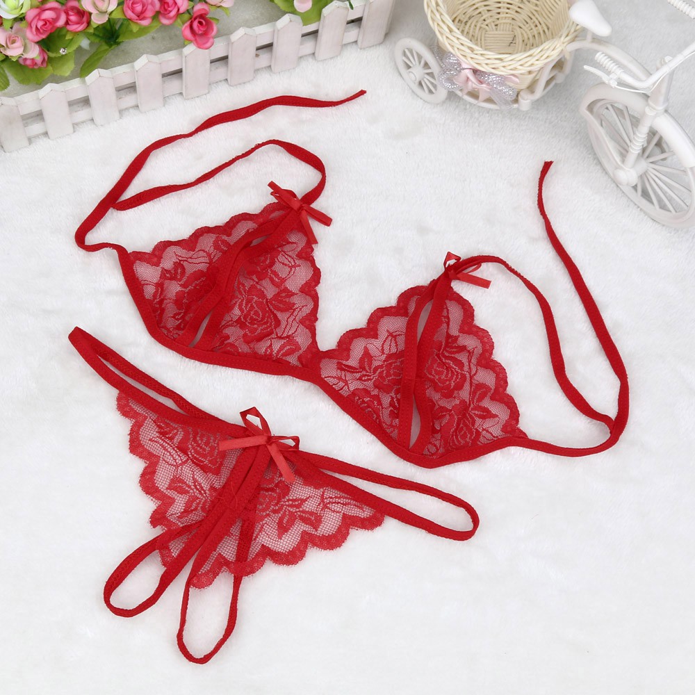 Lingerie Lace Set Sleepwear G String Underware Sexy