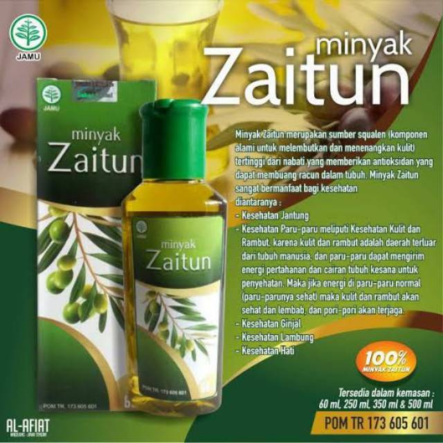 Zaituna 60ml - Minyak Zaitun 60ml - Olive Oil Extra Virgin