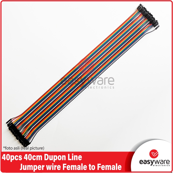 40cm Kabel Jumper Arduino Dupont Cable 40cm isi 40pcs 2.54mm