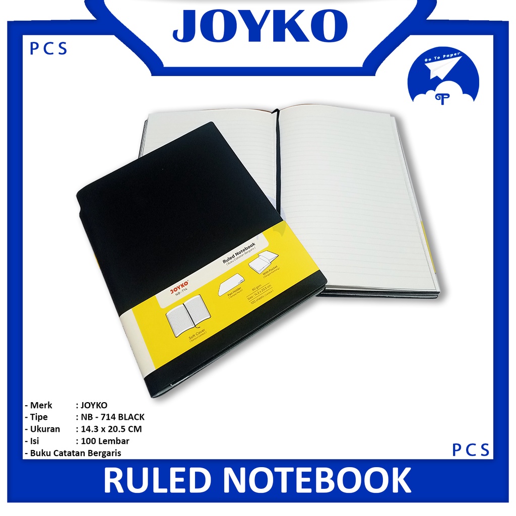 

JOYKO Notebook NB - 714 - Buku Catatan - ETERNITY Black