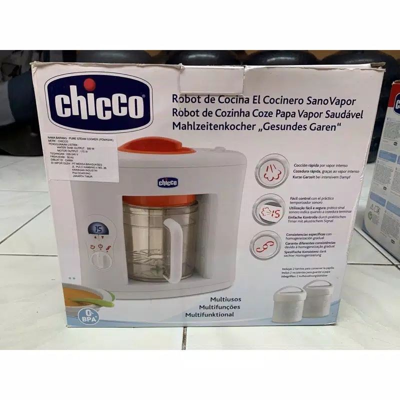 OBRAL DIJUAL MURAH Chicco Easy Meal Pure Steam Food Processor