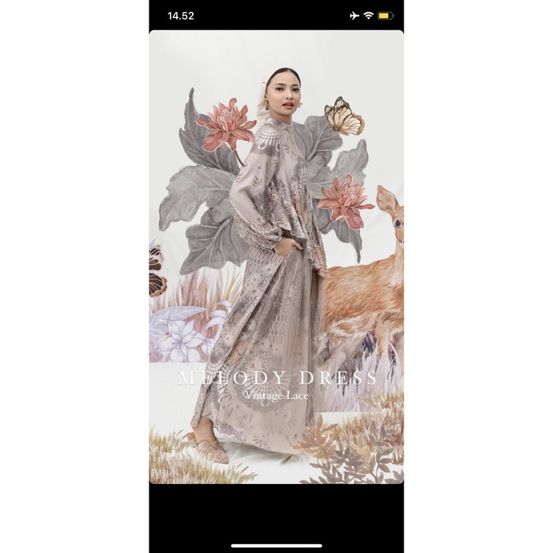 Wearing klamby-melody dress