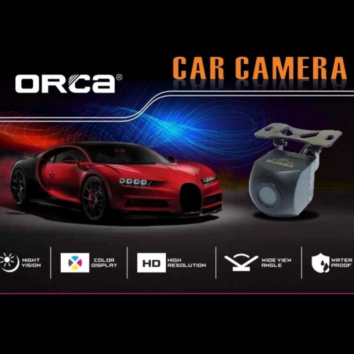 Video Tv Rear Camera Mobil Kamera Parkir Ccd Merk Orca