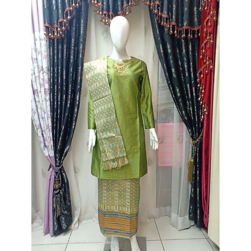 BAJU KURUNG SONGKET SELENDANG/KEBAYA KURUNG SONGKET/BAJU KURUNG SITI NURBAYA/SET KEBAYA KURUNG SONGKET/SET KEBAYA KURUNG/SET BAJU KEBAYA-2