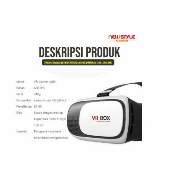 Virtual 3D Reality Glasses VR Box Smartphone