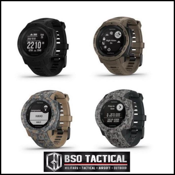 Jam Tangan Garmin Instinct Tactical Military Outdoor Watch Garansi Tam