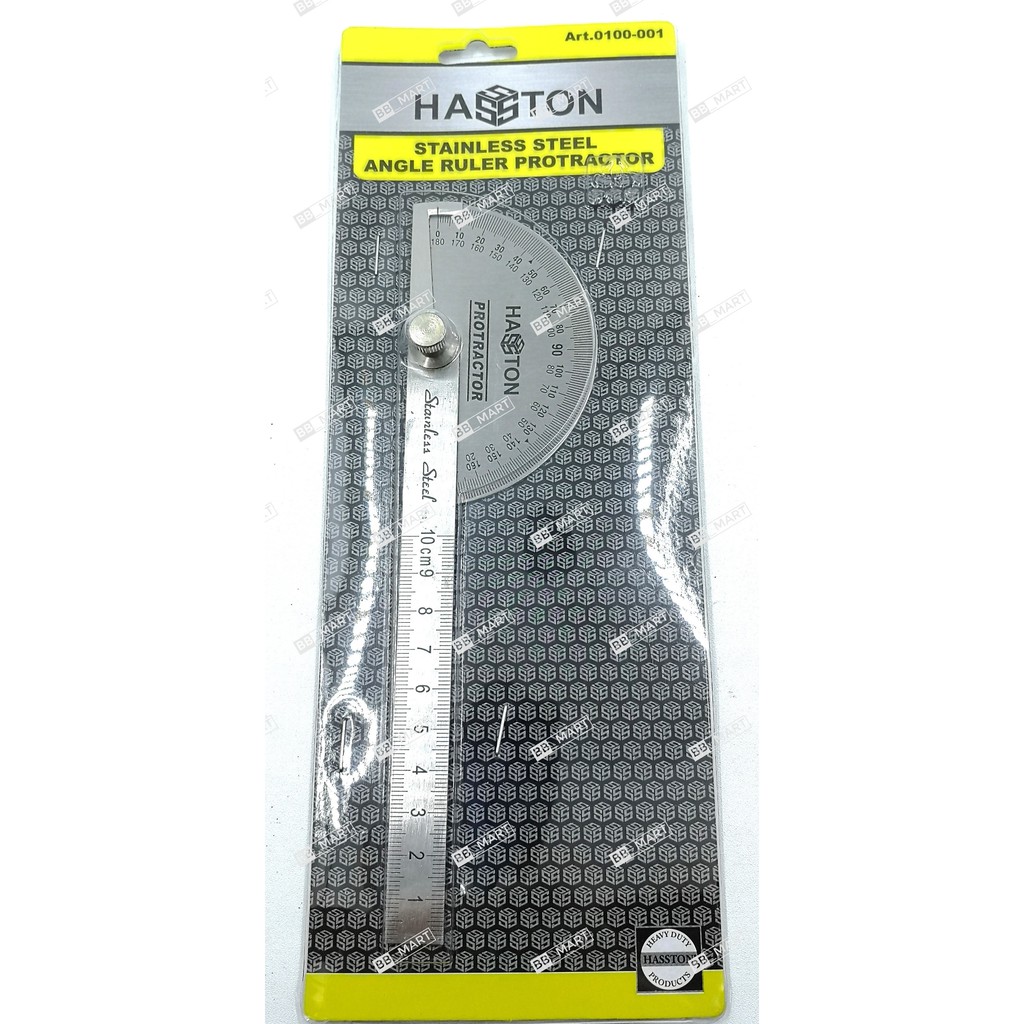 

Hasston PROHEX Busur derajat / degree protractor / penggaris busur