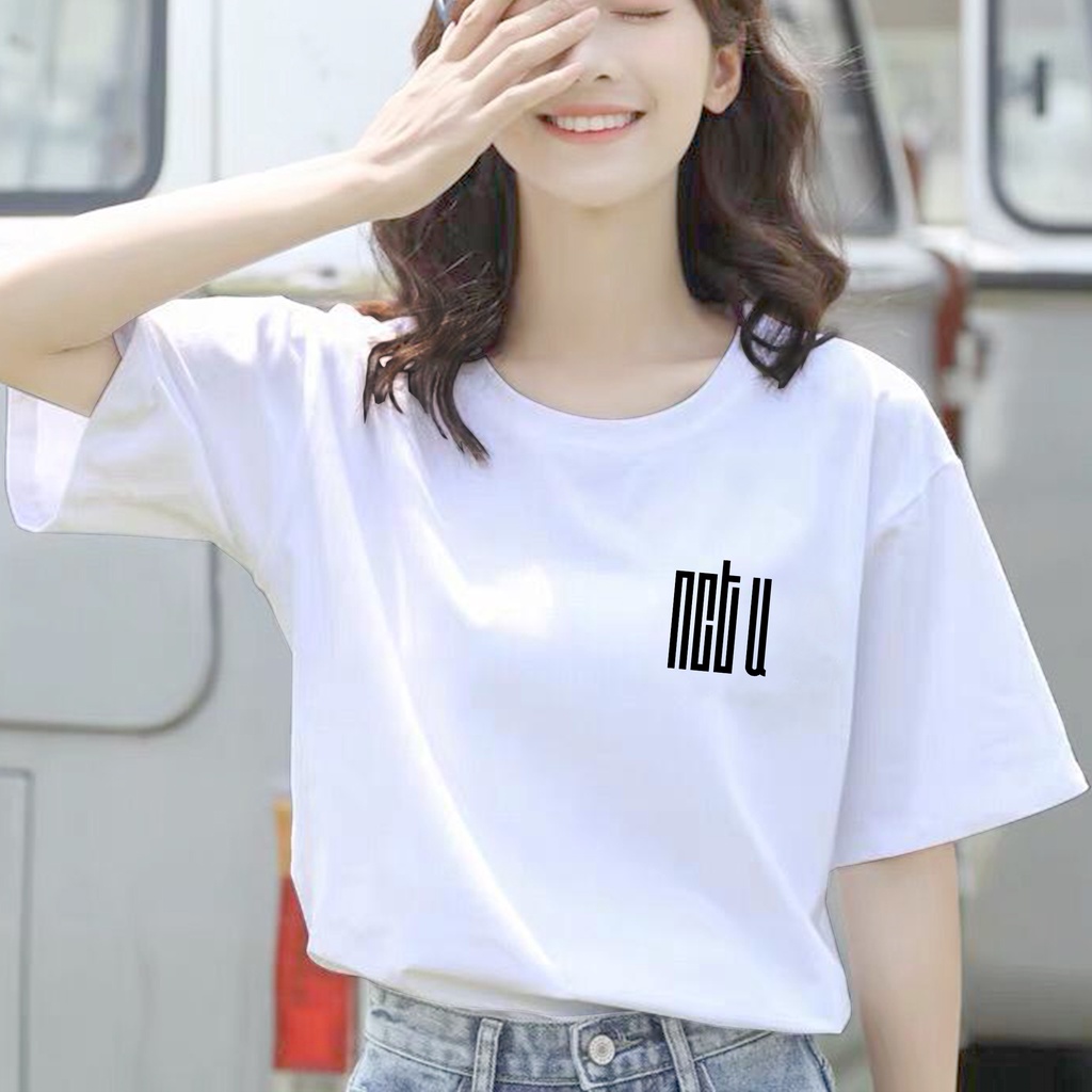 CALVIERO SHOP - BAJU KAOS ATASAN WANITA PRINT LOGO NCT YOU