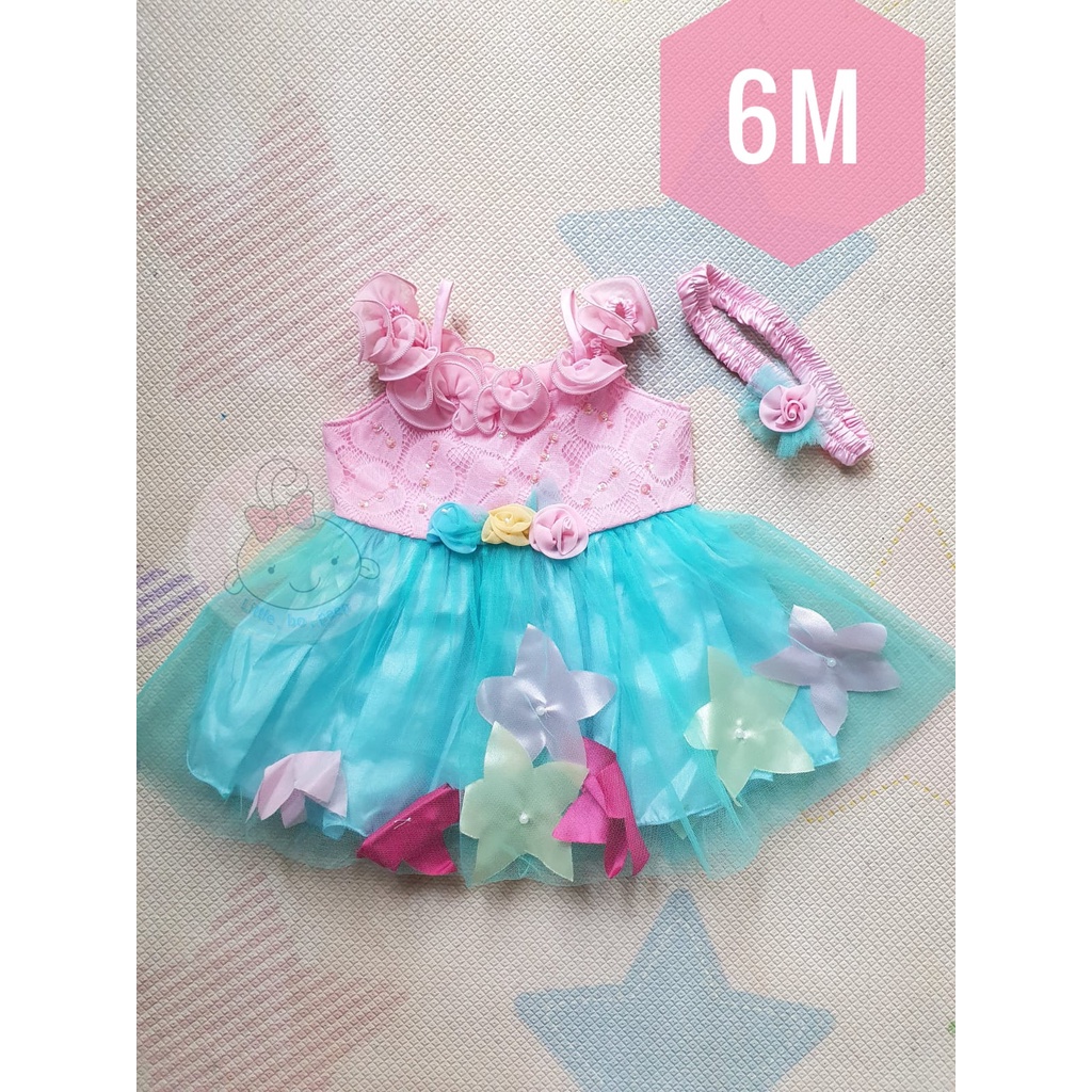 NEW Fashion dress Starlight + bando - baju anak / baju baby / preloved baju anak / preloved baju bab