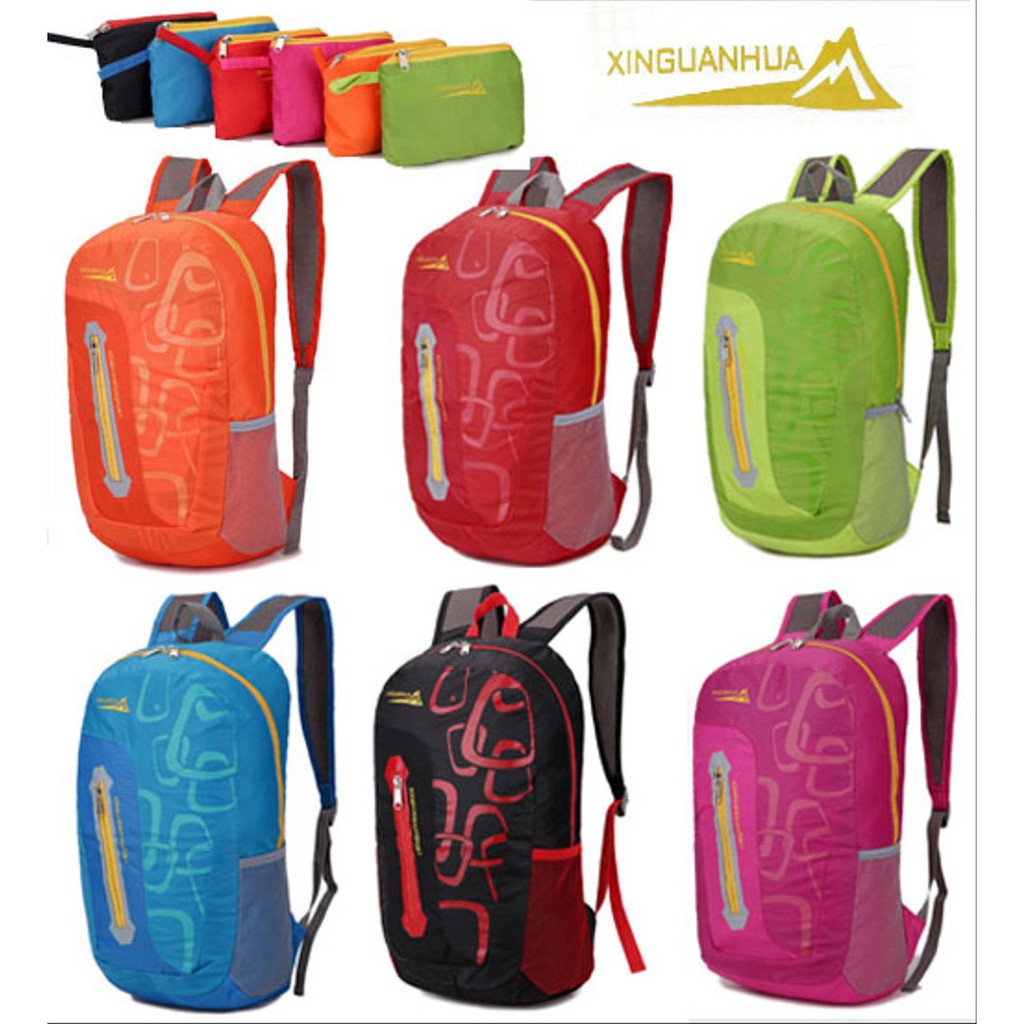 Original Tas Lipat XINGUANHUA 12 Liter Sport Outdoor Hiking Travel Trekking Summit Attack -