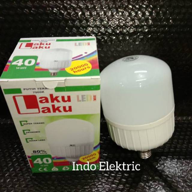 LAMPU LED LAKU LAKU KAPSUL JUMBO 40 WATT HEMAT