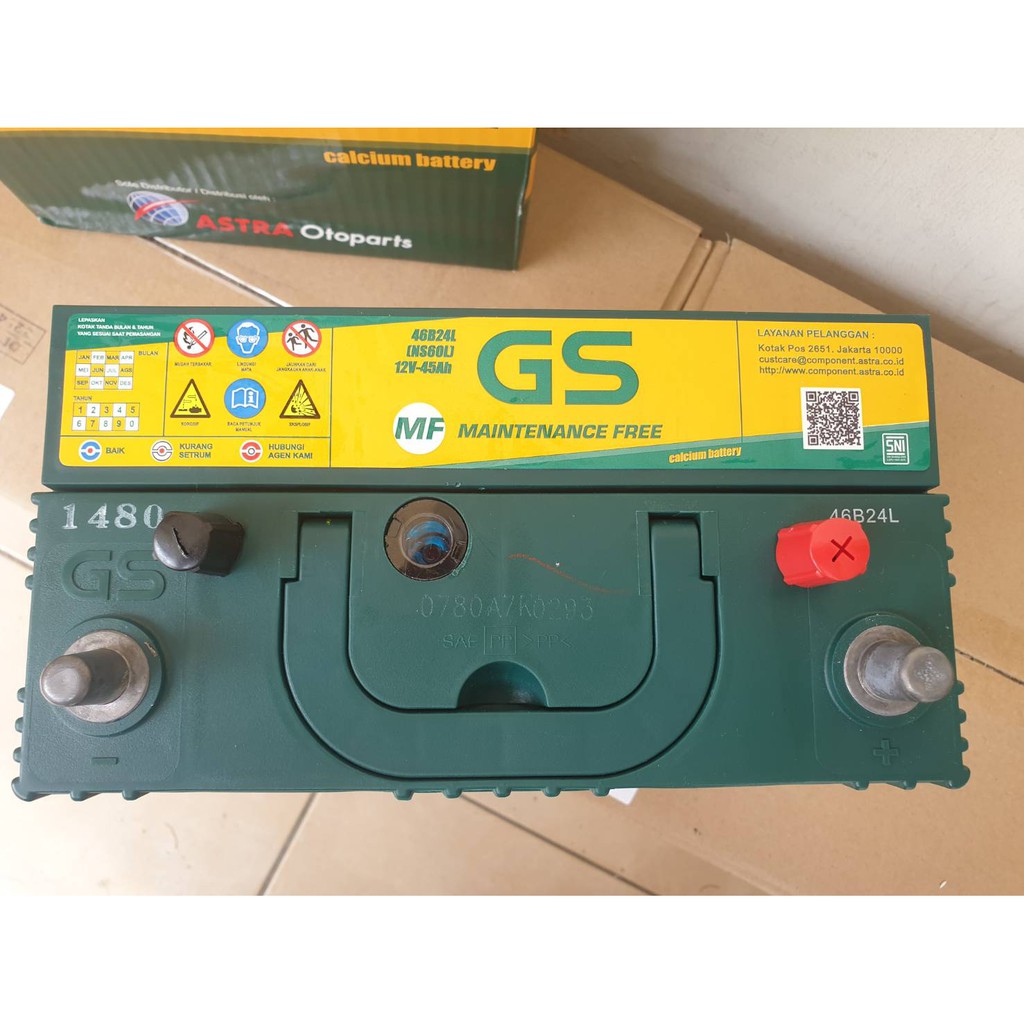 AKI MOBIL SUZUKI ERTIGA, IGNIS, BALENO, AERIO NS60L GS ASTRA MF