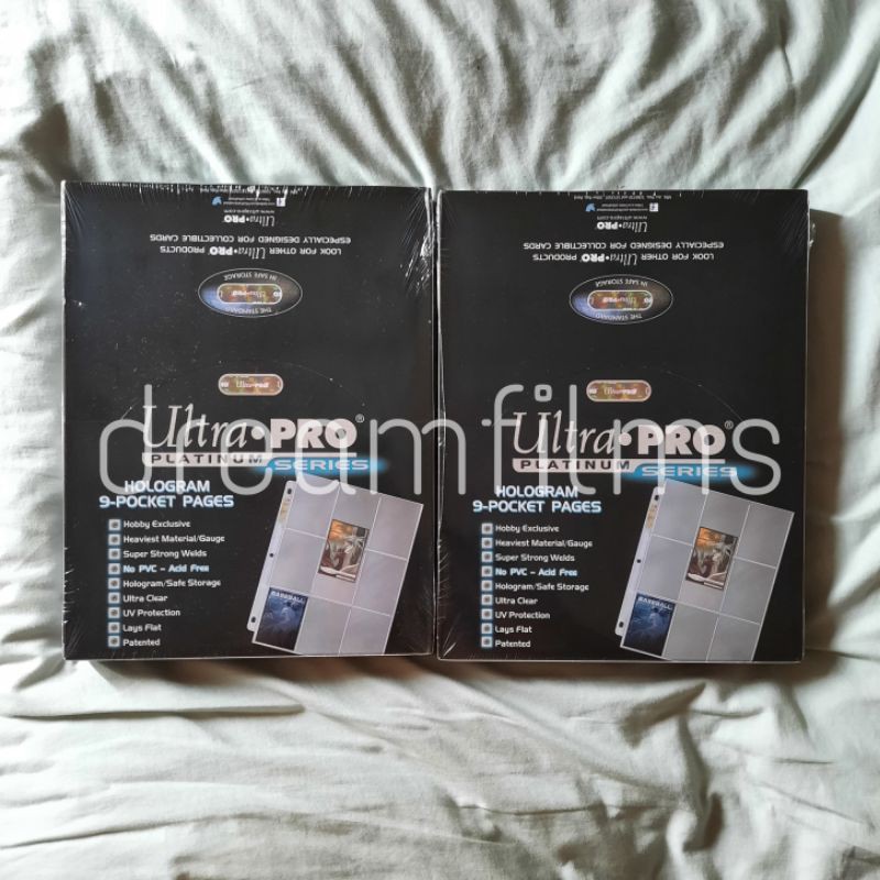 Ultra Pro binder A4 sleeve 9 pocket 9p Platinum Page 3 holes (ISI 100)