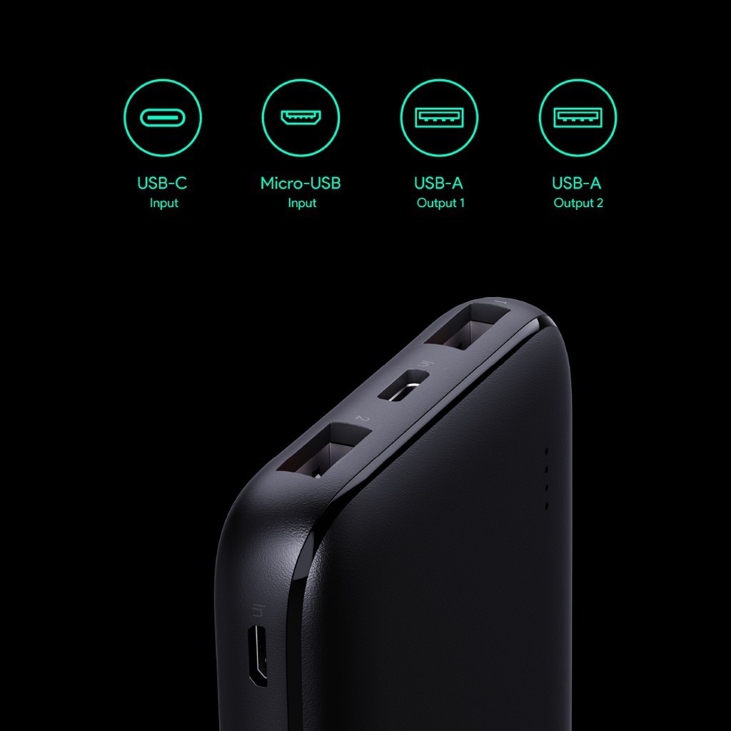 AUKEY PB-N73 BASIX SLIM 10000 - Powerbank 10000mAh Dual Input Output