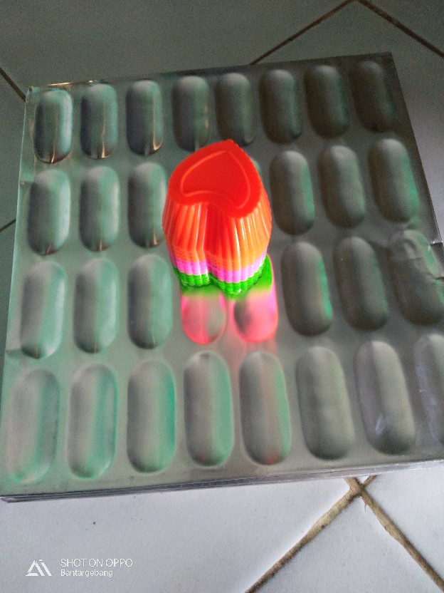 Cetakan Hati Rege 1 Lusin (12pcs)