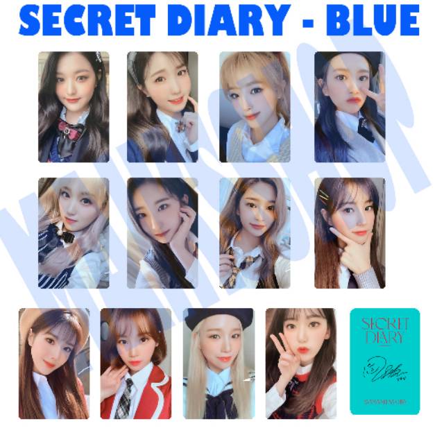 Izone Secret Diary Photocard Kpop