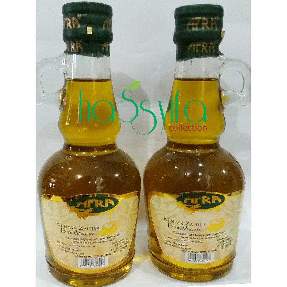 

Extra Virgin Minyak Zaitun Afra 250ml Kemasan Handle