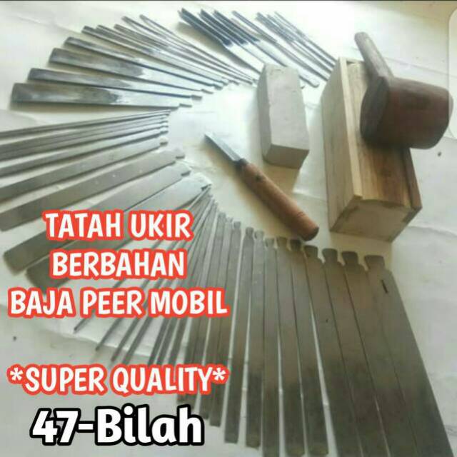 Tatah ukir berbahan BAJA PER (SUPER QUALITY)