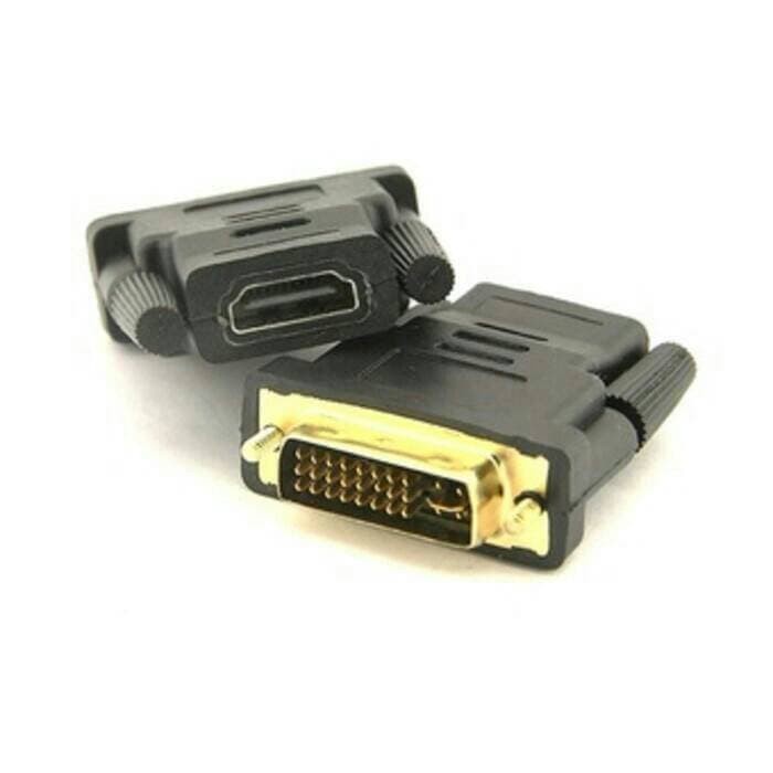 Converter HDTV Female to DVI 24+5 Male Gold - DVI 24+5 HDTV Female