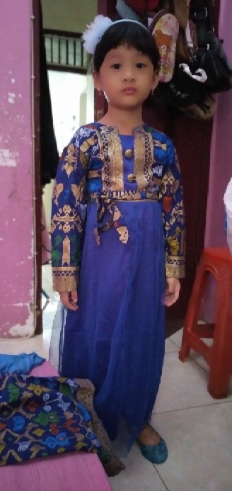 Qnunbatik Batik Keluarga/family Gamis Muslim Jodha Prodo