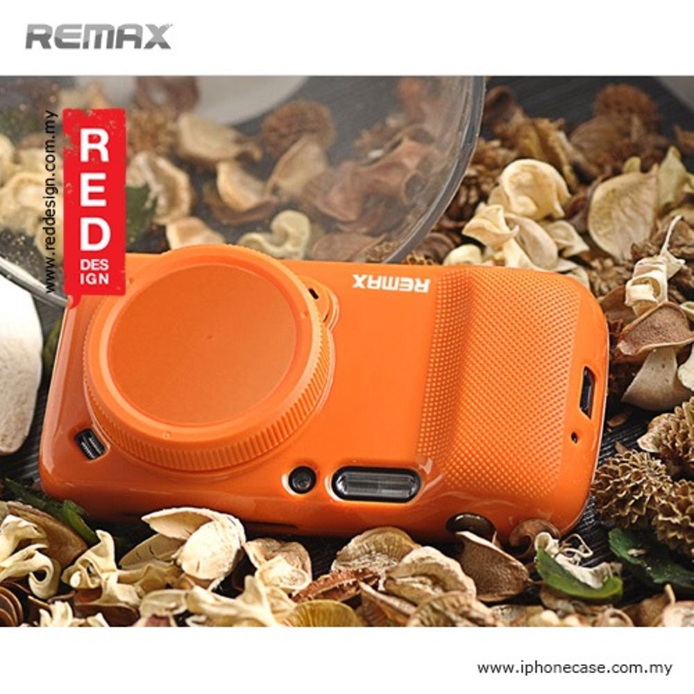 EXCLUSIVE  REMAX Best Partner Case Samsung Galaxy S4 Zoom C1010 With Lens Cap - Orange  BEST
