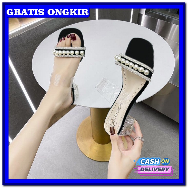 Sepatu Heels Wanita Haihil Sepatu Hak Pesta Import Mewah Remaja Fabell Sandal High Heels Wanita/San