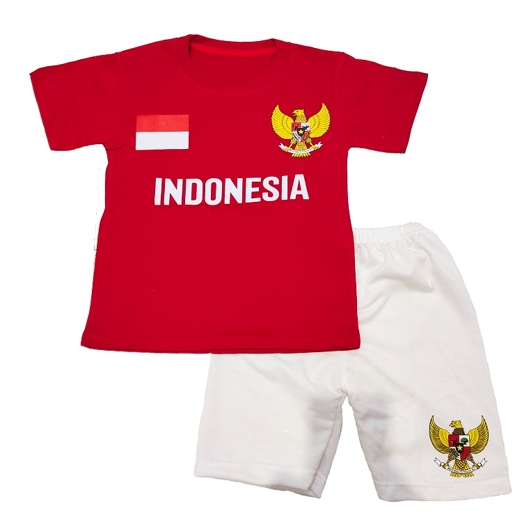 KAOS ANAK LAKI LAKI TIMNAS INDONESIA 17 AGUSTUS